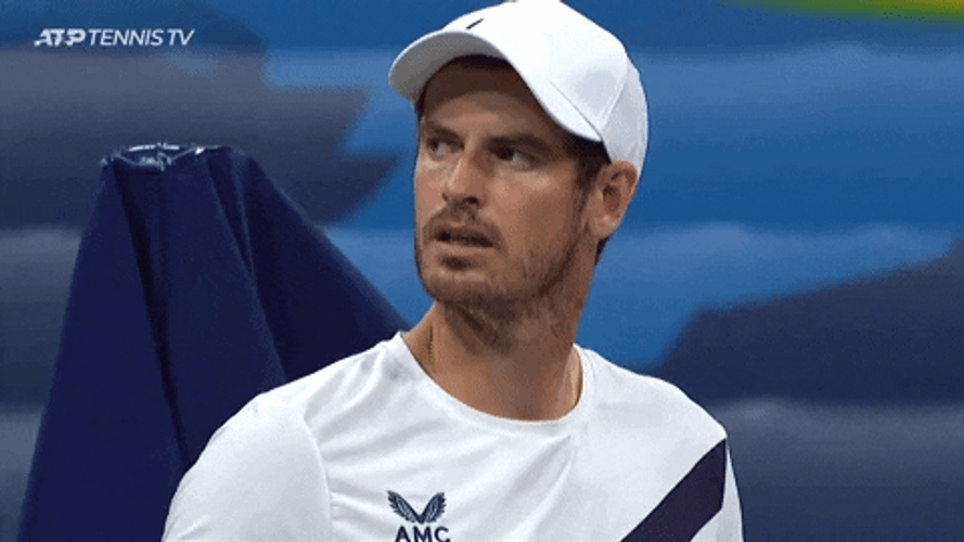 Andy Murray Widening Eyes GIF