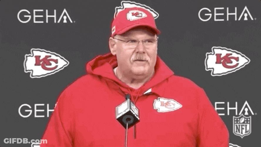 Andy Reid Hail To The Dolphins GIF