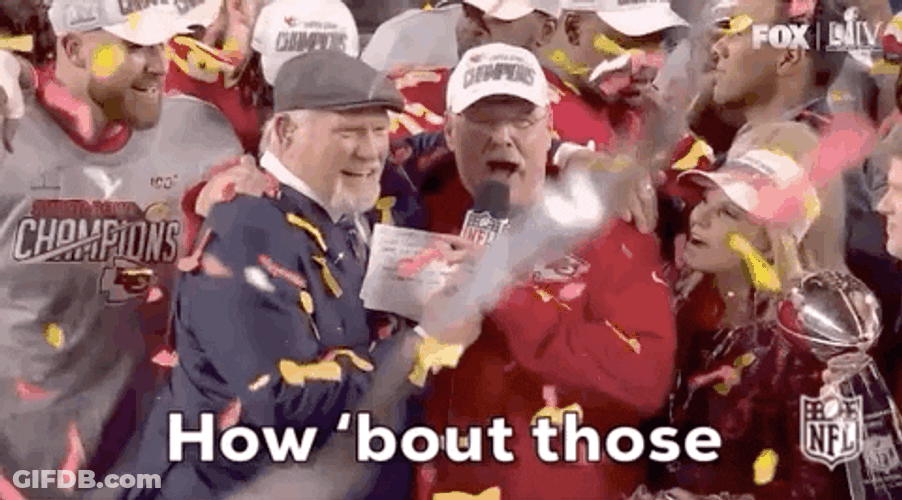Andy Reid Iconic How About Those Chiefs GIF