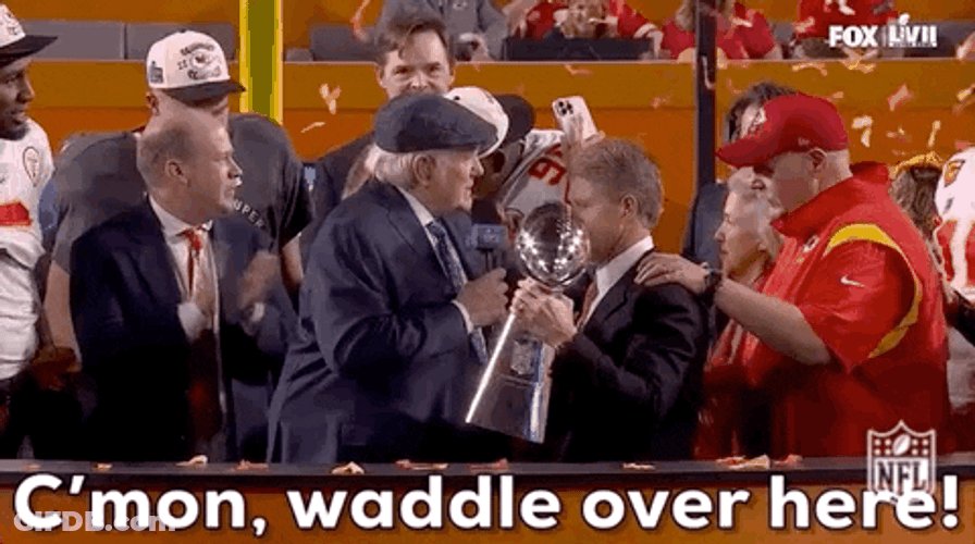 Andy Reid Waddle Over Here GIF