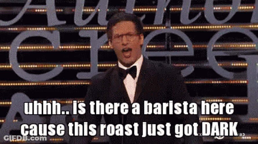 Andy Samberg Boom Roasted GIF