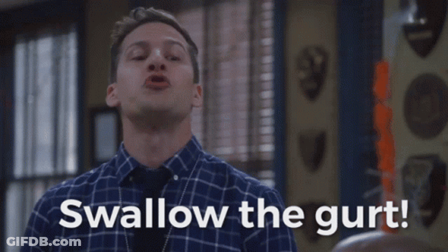 Andy Samberg Swallow The Gurt GIF