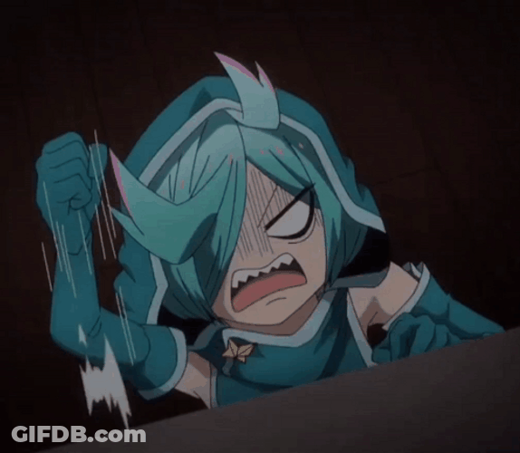 Anemo Nemo Hitting The Table Anime Rage GIF
