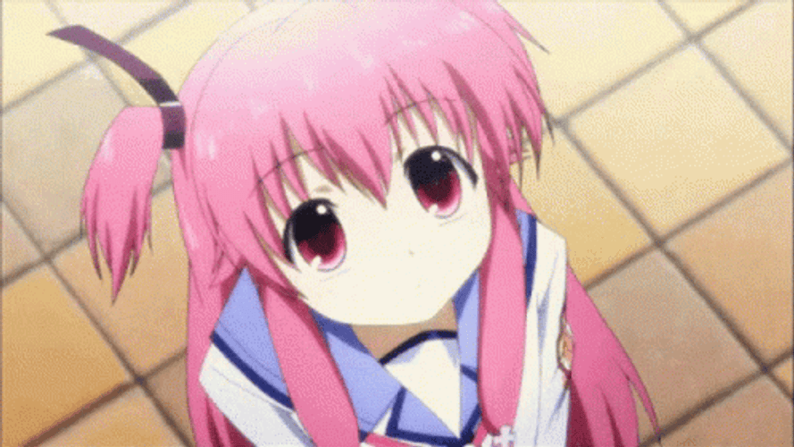 Angel Beats Cute Yui GIF