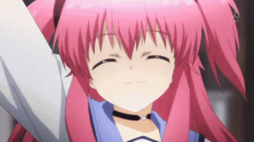 Angel Beats Peace Sign GIF