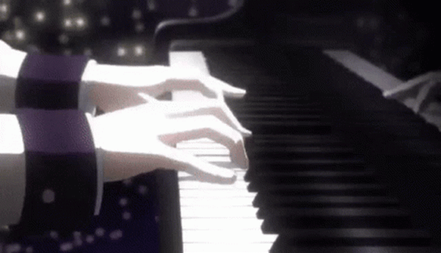 Angel Beats Piano GIF