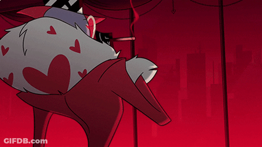 Angel Dust Heart-Shaped Cigarette Smoke GIF