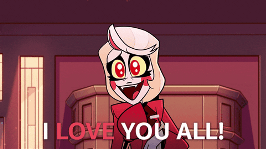 Angel Dust I Love You All Girl GIF