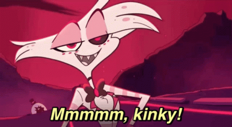 Angel Dust Kinky Hazbin Hotel GIF