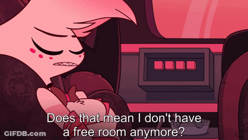 Angel Dust Saying No Free Room GIF