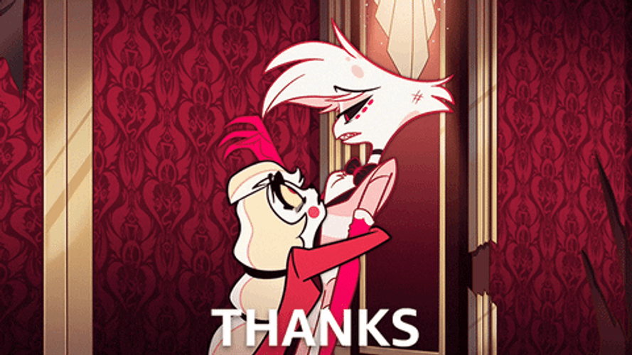 Angel Dust Thanks For Caring About Me GIF