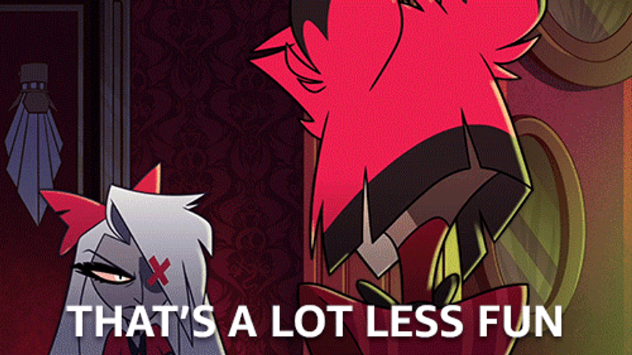 Angel Dust That's A Lot Less Fun GIF