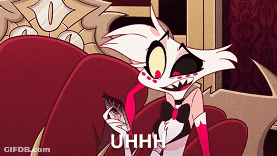 Angel Dust Uhhh Nothing GIF