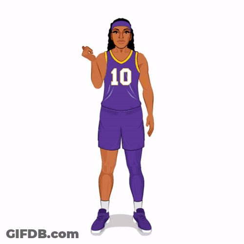 Angel Reese Change Outfit Animation GIF