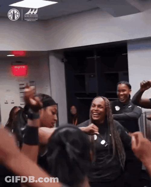 Angel Reese Hyping Up GIF