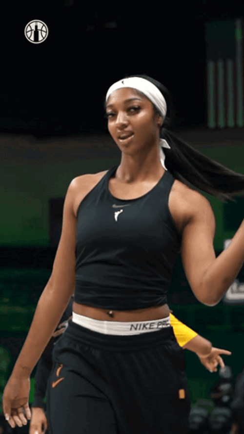 Angel Reese Kisses For You GIF