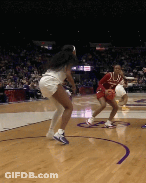 Angel Reese Spank The Ball GIF
