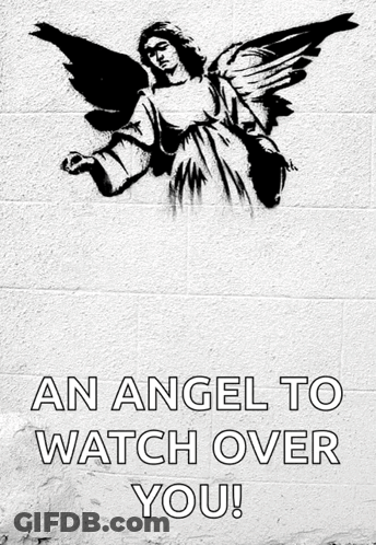 Angel Saying An Angel To Watch Over You GIF