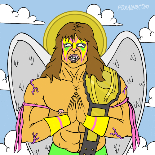 Angel Ultimate Warrior Art GIF