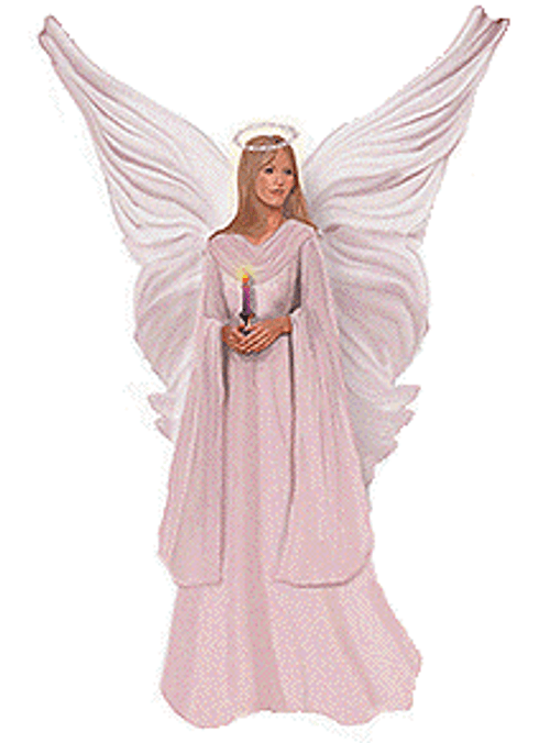 Angel Wearing Pink Dress GIF