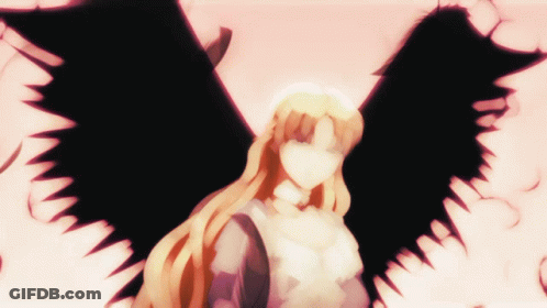 Angel With Black Wings GIF