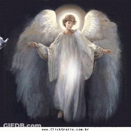 Angel With Wings And Halo GIF