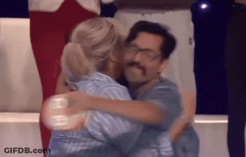 Angela Big Brother Hug GIF