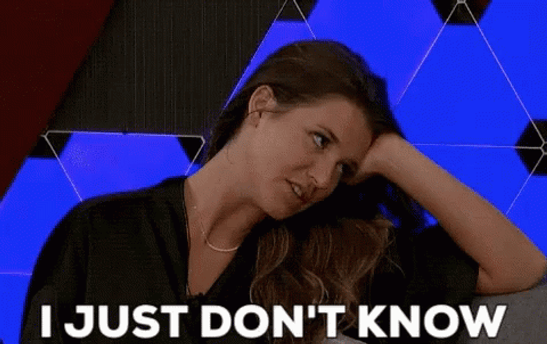 Angela Big Brother I Just Dont Know GIF