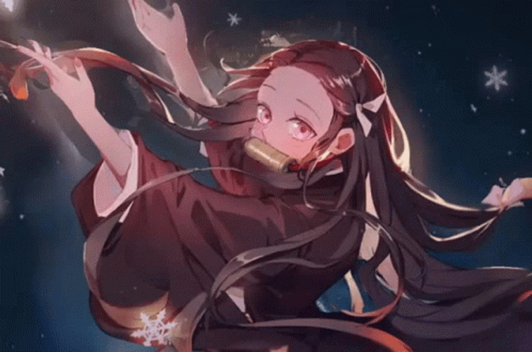 Angelic Face Nezuko Kamado GIF