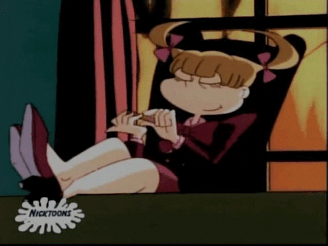 Angelica Pickles Filing Nails GIF