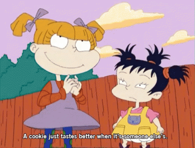Angelica Pickles Kimi Steal Cookies GIF