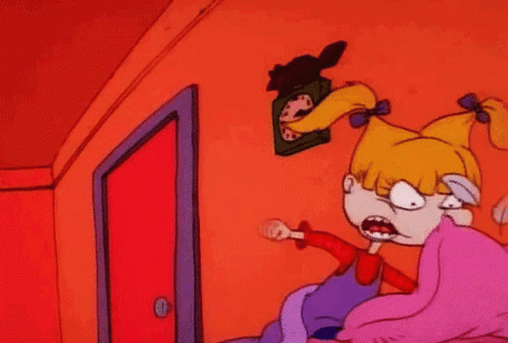 Angelica Pickles Punching Pillow GIF