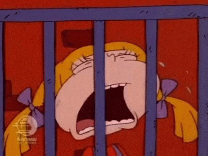 Angelica Pickles Rugrats Crying GIF
