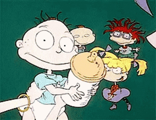 Angelica Pickles Rugrats Intro GIF