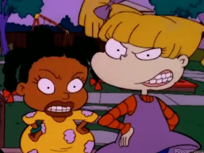 Angelica Pickles Susie Clench Teeth GIF