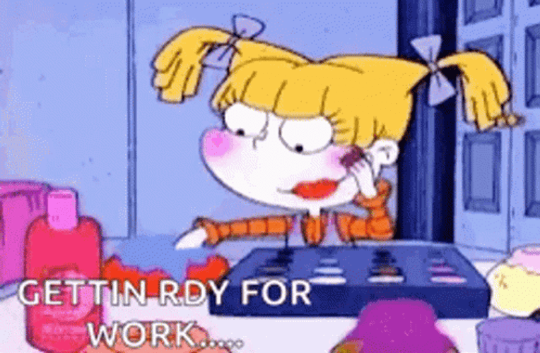 Angelica Pickles Work Make Up GIF