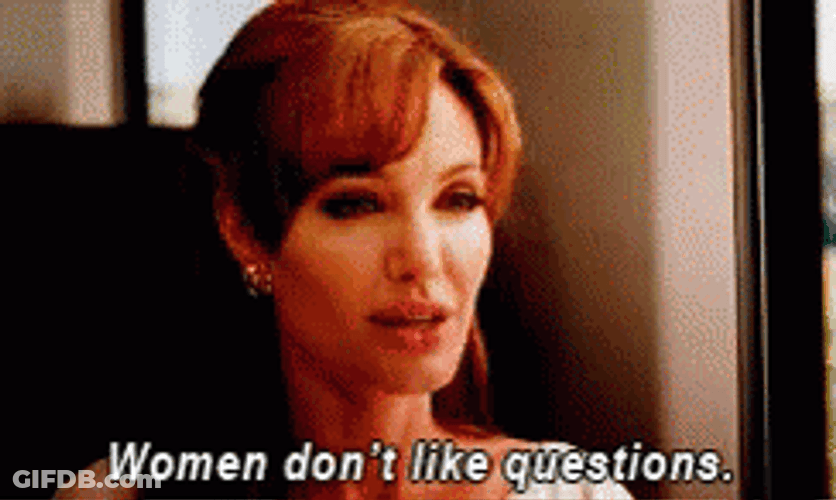 Angelina Jolie Don't Like Questions GIF