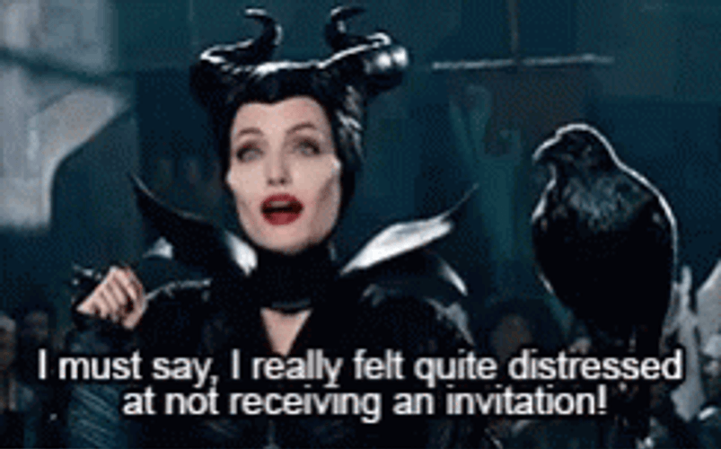 Angelina Jolie Maleficent Invitation GIF