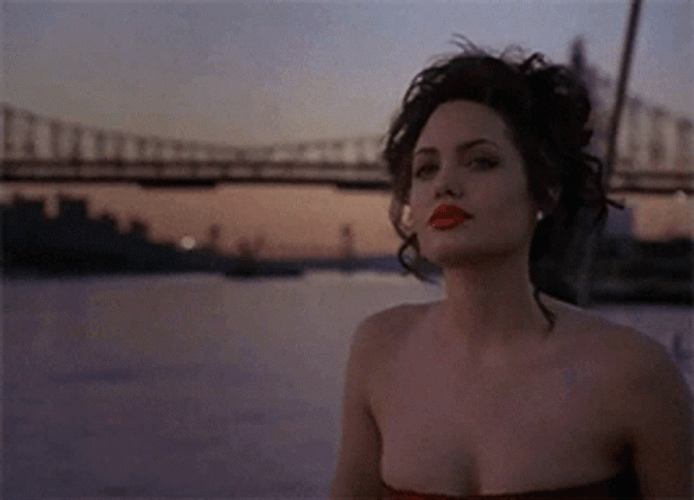 Angelina Jolie Vintage Look GIF