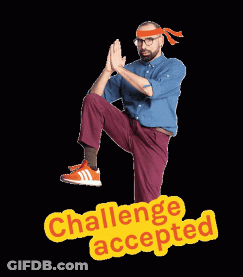 Angelo Sandron Challenge Accepted GIF