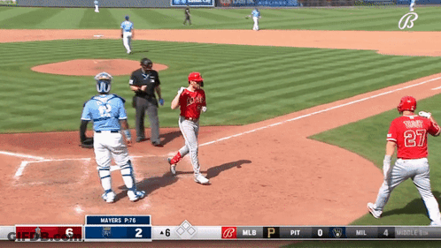 Angels Vs Royals Baseball Game GIF