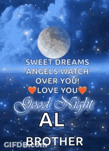 Angels Watch Over You Good Night Al Brother GIF