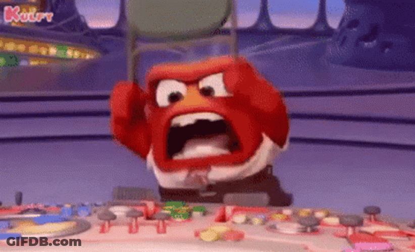 Anger Angry Sticker Ruining Things GIF