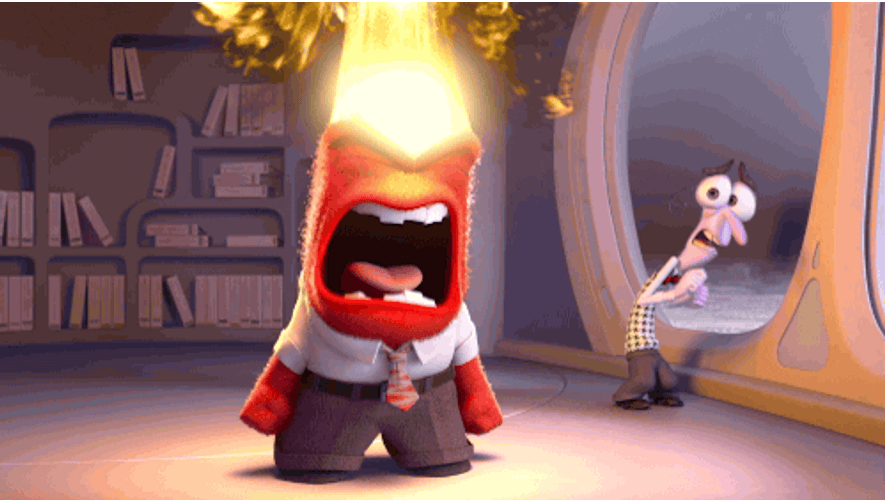 Anger Inside Out Fire GIF