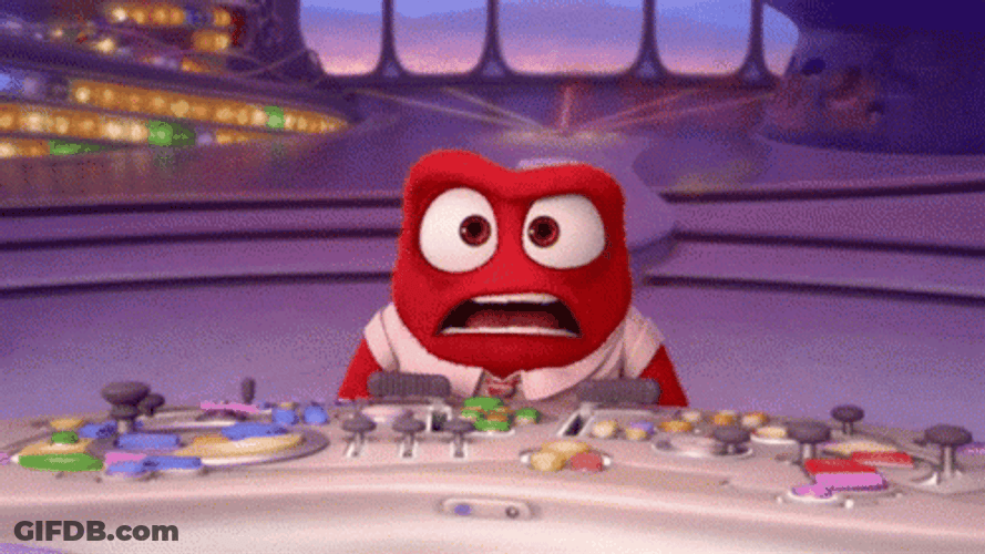 Anger Inside Out Scream GIF