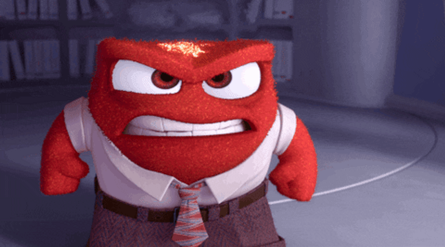 Anger Inside Out Stare GIF