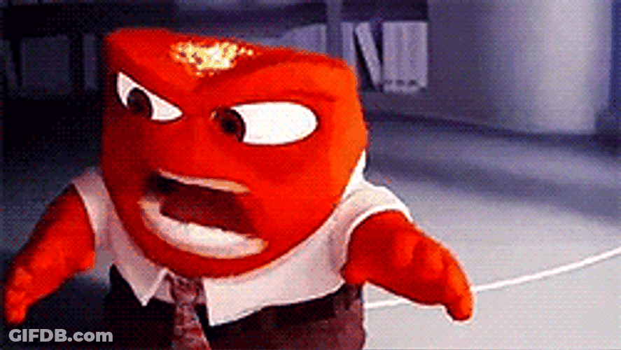 Anger Inside Out Talking GIF