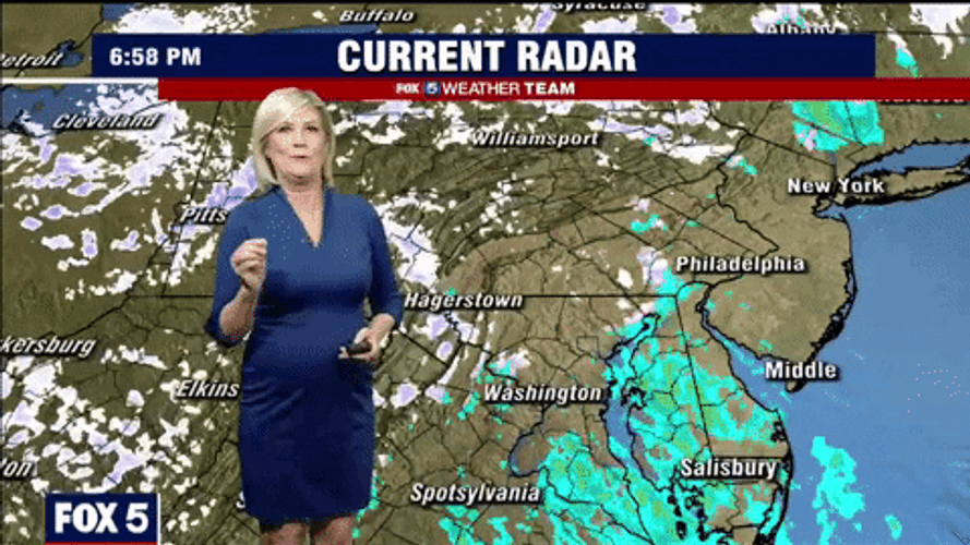 Angie Goff Funny Green Screen Radar GIF