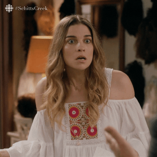 Angry Alexis Rose Screaming GIF