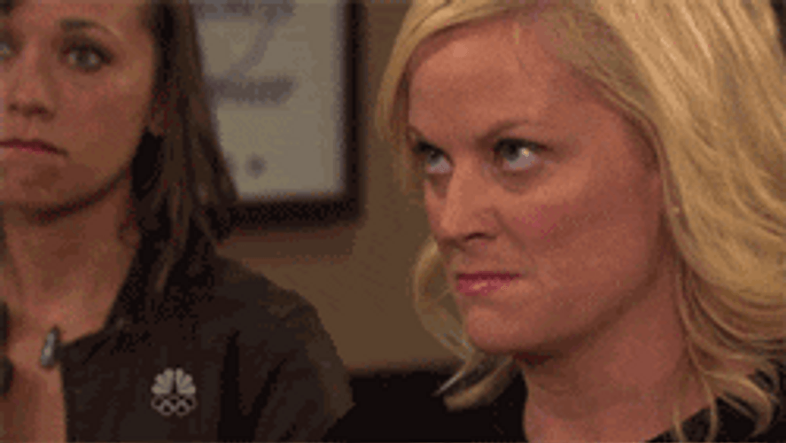 Angry Amy Poehler GIF